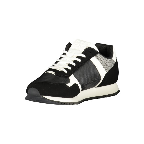 Tommy Hilfiger ανδρικά sneakers σε μαύρο χρώμα με κορδόνια