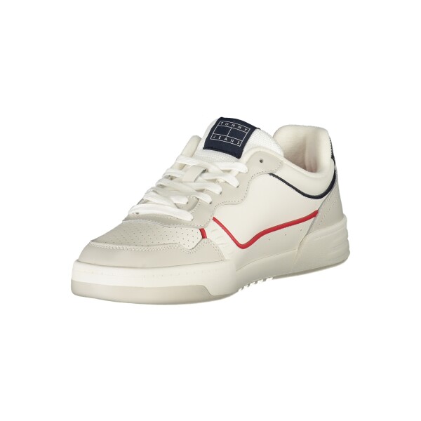 Tommy Hilfiger ανδρικά λευκά sneakers με κορδόνια