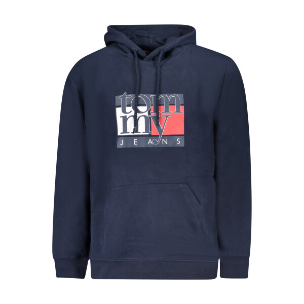 Tommy Hilfiger Ανδρικό Μπλε Φούτερ με Φερμουάρ