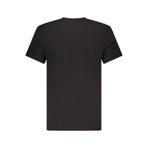Tommy Hilfiger Ανδρικό Μαύρο T-shirt με στρογγυλή λαιμόκοψη και λογότυπο
