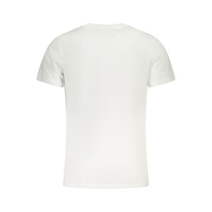 Tommy Hilfiger ανδρικό λευκό T-shirt με print λογότυπο