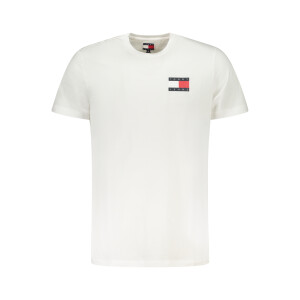 Tommy Hilfiger ανδρικό λευκό T-shirt με print λογότυπο