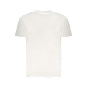 Tommy Hilfiger ανδρικό λευκό T-shirt με στρογγυλή λαιμόκοψη και print λογότυπο