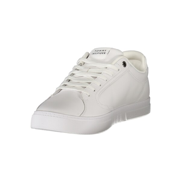 Tommy Hilfiger Ανδρικά Λευκά Sneakers με κορδόνια