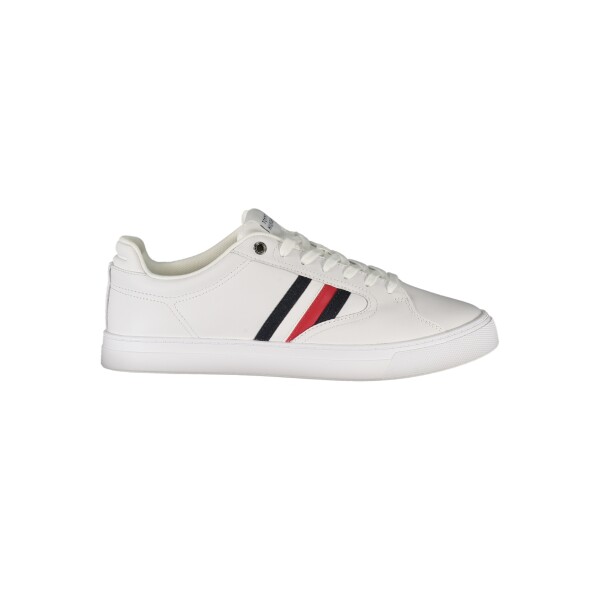Tommy Hilfiger Ανδρικά Λευκά Sneakers με κορδόνια
