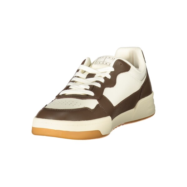 Tommy Hilfiger ανδρικά λευκά sneakers με κορδόνια