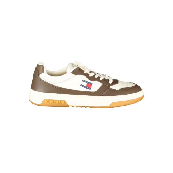 Tommy Hilfiger ανδρικά λευκά sneakers με κορδόνια