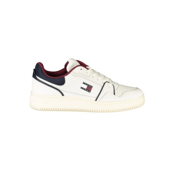 Tommy Hilfiger ανδρικά λευκά sneakers με κορδόνια