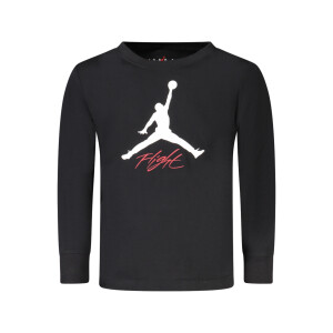 JORDAN Ανδρικό Μαύρο T-shirt με μακριά μανίκια και λογότυπο
