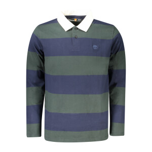 Timberland Ανδρική Πράσινη Polo Μπλούζα με μακριά μανίκια