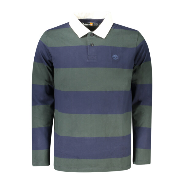 Timberland Ανδρική Πράσινη Polo Μπλούζα με μακριά μανίκια