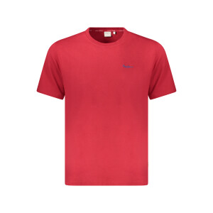 Pepe Jeans Ανδρικό Κόκκινο T-shirt με στρογγυλή λαιμόκοψη