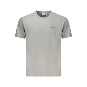 Pepe Jeans Ανδρικό Γκρι T-shirt με στρογγυλή λαιμόκοψη