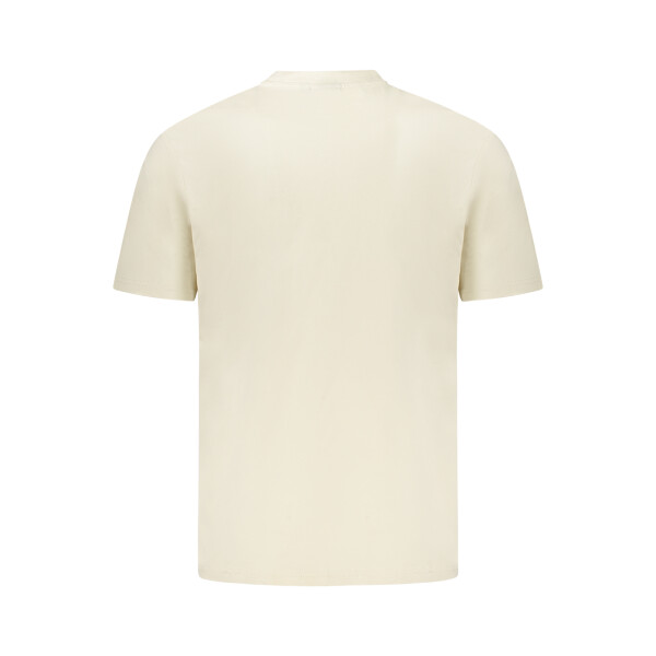 Napapijri ανδρικό t-shirt σε μπεζ χρώμα με στρογγυλή λαιμόκοψη και λογότυπο