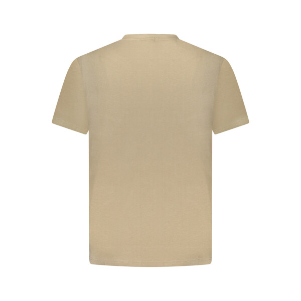 Napapijri ανδρικό καφέ t-shirt με στρογγυλή λαιμόκοψη