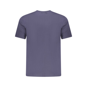 Napapijri ανδρικό μπλε T-shirt με στρογγυλή λαιμόκοψη και λογότυπο
