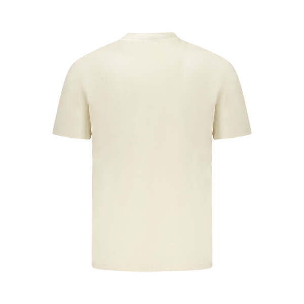 Napapijri ανδρικό t-shirt σε μπεζ χρώμα με print λογότυπο