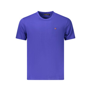 Napapijri ανδρικό t-shirt σε μπλε χρώμα με στρογγυλή λαιμόκοψη