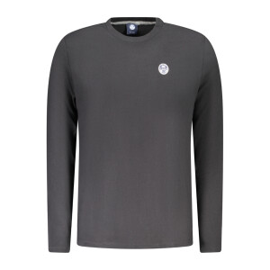 North Sails ανδρικό t-shirt σε μαύρο χρώμα με στρογγυλή λαιμόκοψη
