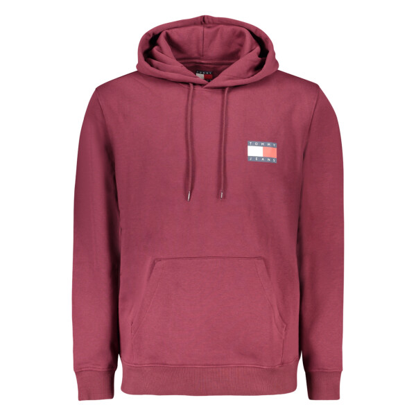 Tommy Hilfiger Ανδρικό Κόκκινο Φούτερ με Φερμουάρ