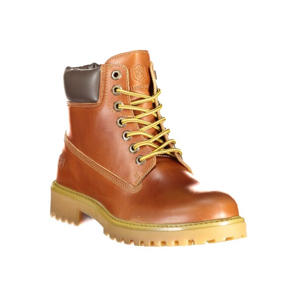 LUMBERJACK Ανδρικά Καφέ Sneakers με κορδόνια και λογότυπο