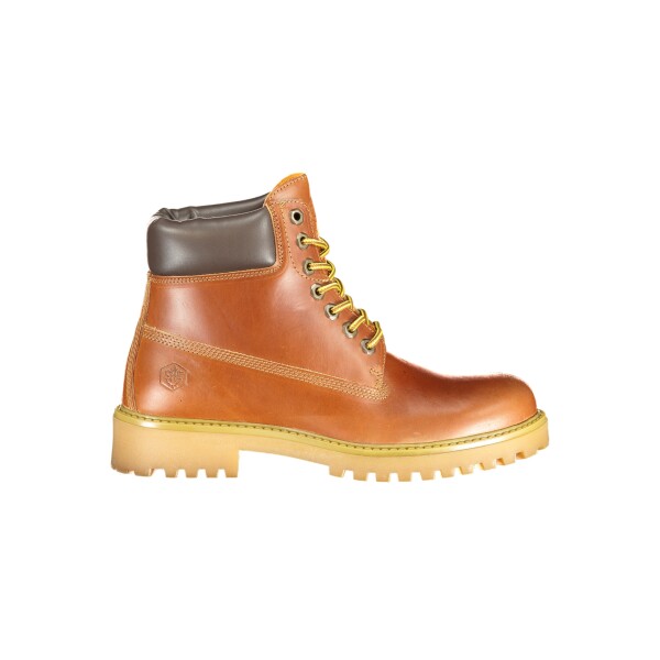 LUMBERJACK Ανδρικά Καφέ Sneakers με κορδόνια και λογότυπο