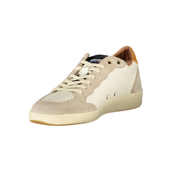 Blauer Ανδρικά Λευκά Sneakers με κορδόνια