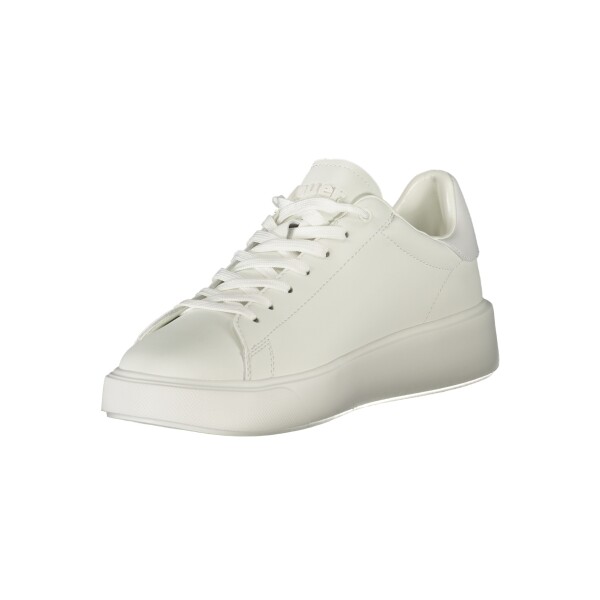 Blauer ανδρικά sneakers σε λευκό χρώμα με κορδόνια