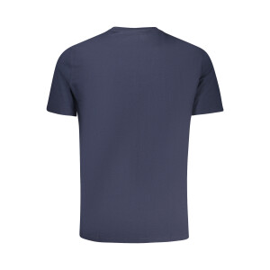 Calvin Klein ανδρικό μπλε t-shirt με στρογγυλή λαιμόκοψη και κεντημένο λογότυπο