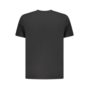 Calvin Klein ανδρικό μαύρο t-shirt με στρογγυλή λαιμόκοψη και κεντημένο λογότυπο