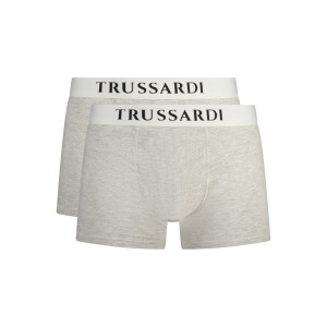 Trussardi Ανδρικά Γκρι Μποξεράκια με λογότυπο