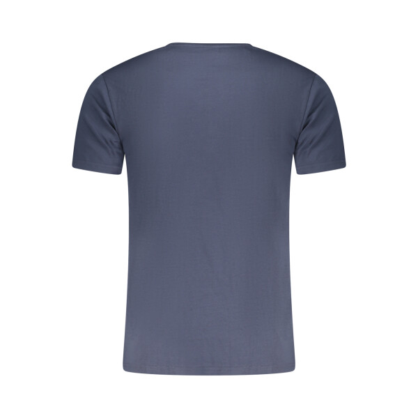 Aeronautica Militare ανδρικό μπλε t-shirt με V λαιμόκοψη και print λογότυπο