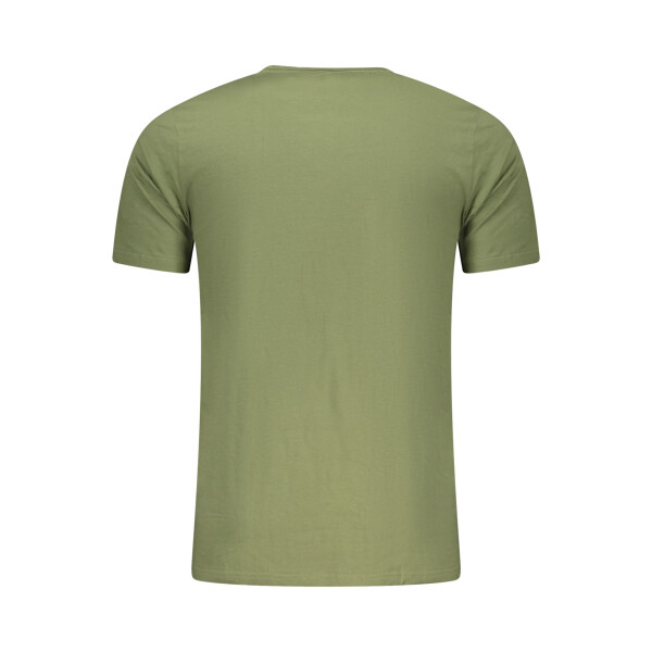 Aeronautica Militare Ανδρικό Πράσινο T-shirt με V λαιμόκοψη και print λογότυπο
