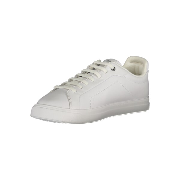 Tommy Hilfiger ανδρικά λευκά sneakers με κορδόνια