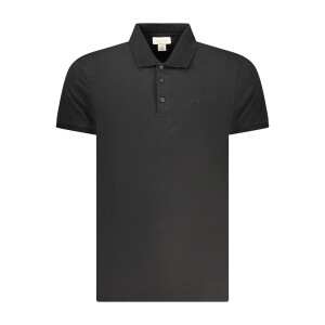 Calvin Klein Ανδρική Μαύρη Polo Μπλούζα με κεντημένο λογότυπο