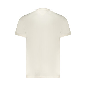 Tommy Hilfiger ανδρικό λευκό t-shirt με print λογότυπο