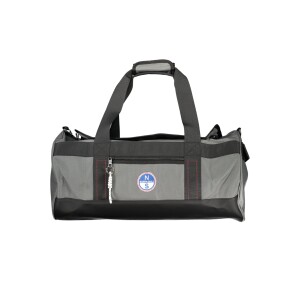 North Sails ανδρική γκρι τσάντα duffle με λογότυπο