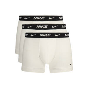 NIKE Ανδρικά Λευκά Μποξεράκια με λογότυπο
