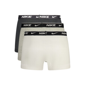 NIKE Ανδρικά Γκρι Μποξεράκια με ελαστική μέση και λογότυπο