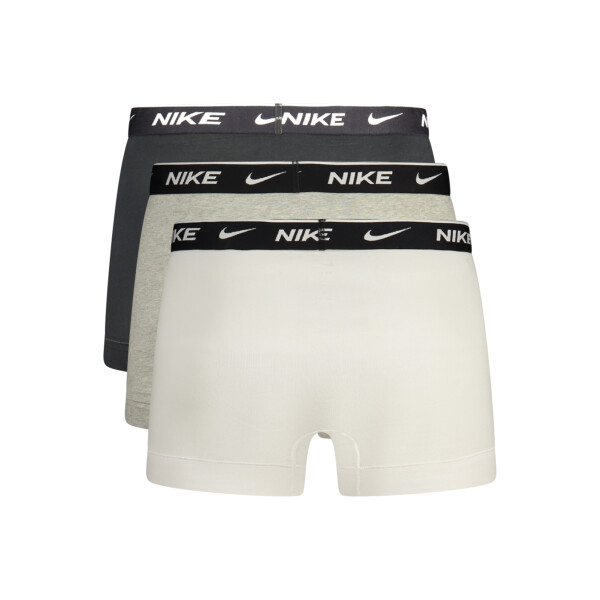 NIKE Ανδρικά Γκρι Μποξεράκια με ελαστική μέση και λογότυπο