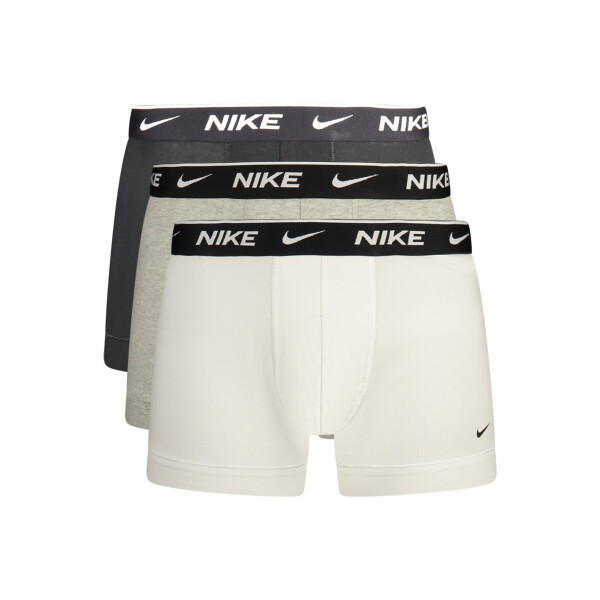 NIKE Ανδρικά Γκρι Μποξεράκια με ελαστική μέση και λογότυπο