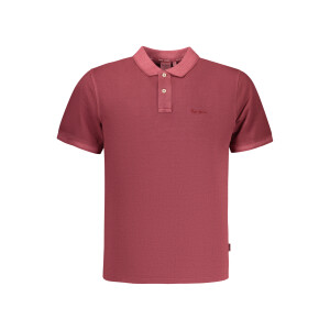 Pepe Jeans Ανδρική Κόκκινη Polo Μπλούζα με κεντημένο λογότυπο