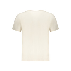 Pepe Jeans ανδρικό t-shirt σε μπεζ χρώμα με στρογγυλή λαιμόκοψη και print λογότυπο