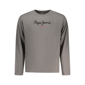 Pepe Jeans ανδρικό t-shirt σε γκρι χρώμα με στρογγυλή λαιμόκοψη και print