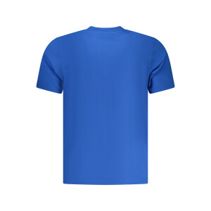 North Sails ανδρικό μπλε T-shirt με στρογγυλή λαιμόκοψη και print λογότυπο