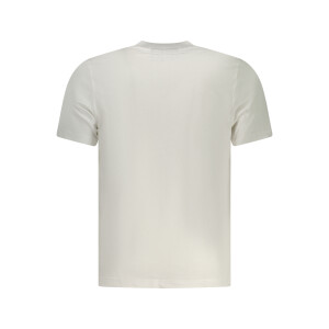 North Sails ανδρικό λευκό t-shirt με στρογγυλή λαιμόκοψη και print λογότυπο