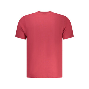 North Sails ανδρικό κόκκινο t-shirt με στρογγυλή λαιμόκοψη και λογότυπο