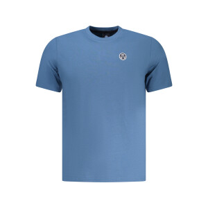 North Sails ανδρικό t-shirt σε μπλε χρώμα με στρογγυλή λαιμόκοψη