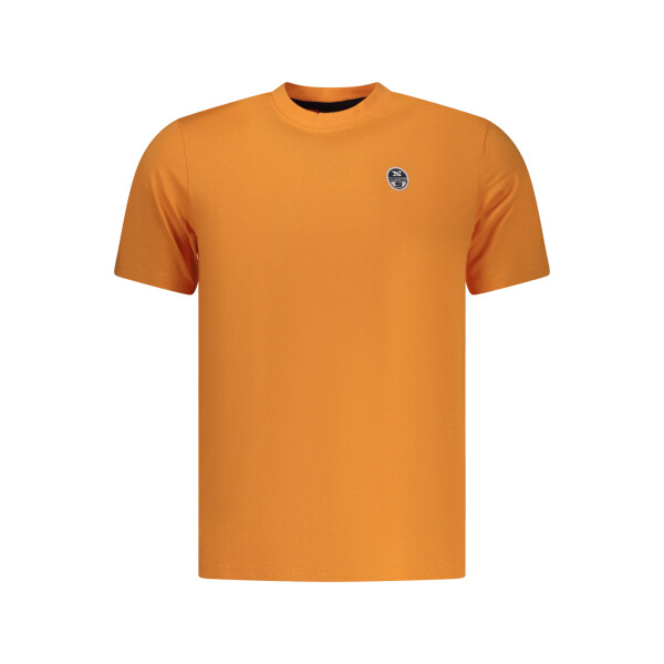 North Sails ανδρικό πορτοκαλί t-shirt με στρογγυλή λαιμόκοψη