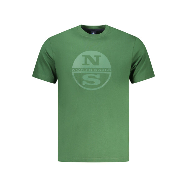 North Sails ανδρικό t-shirt σε πράσινο χρώμα με στρογγυλή λαιμόκοψη και λογότυπο